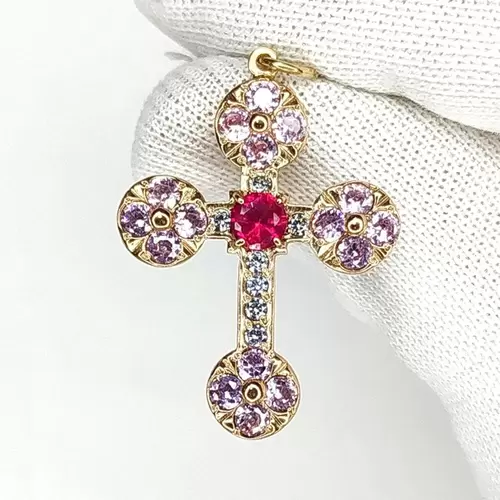 Крест. Золото 585. Вес 4,70 гр.