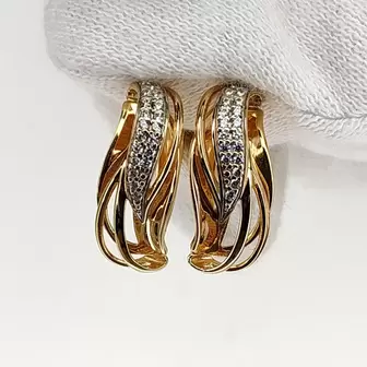 Серьги. Золото 585. Вес 3,19 гр.