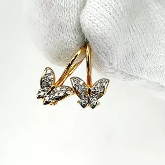Серьги. Золото 585. Вес 1,1 гр.