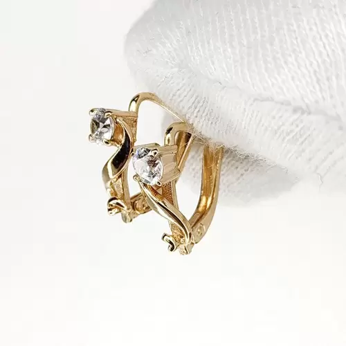 Серьги. Золото 585. Вес 2,66 гр.