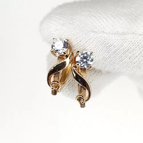 Серьги. Золото 585. Вес 2,66 гр.