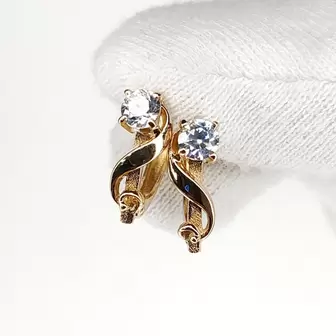Серьги. Золото 585. Вес 2,66 гр.