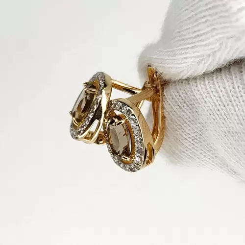 Серьги. Золото 585. Вес 3,23 гр.