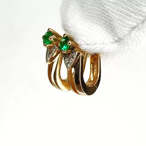 Серьги. Золото 585. Вес 3,83 гр.