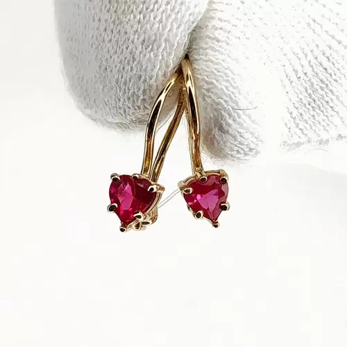 Серьги. Золото 585. Вес 1,25 гр.