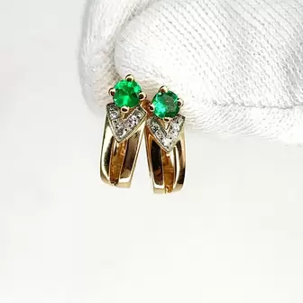 Серьги. Золото 585. Вес 3,83 гр.