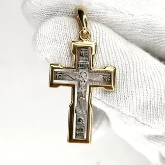 Крест. Золото 585. Вес 3,78 гр.