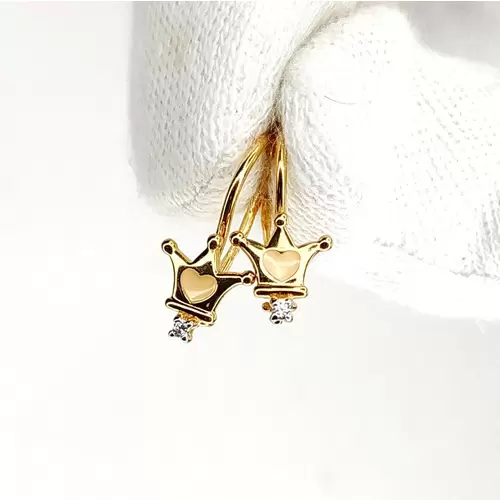 Серьги. Золото 585. Вес 1 гр.