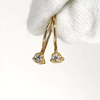 Серьги. Золото 585. Вес 1,3 гр.